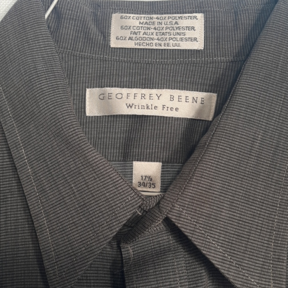 Dress Shirt,Geoffrey Beene 17 1/2 ,34/35